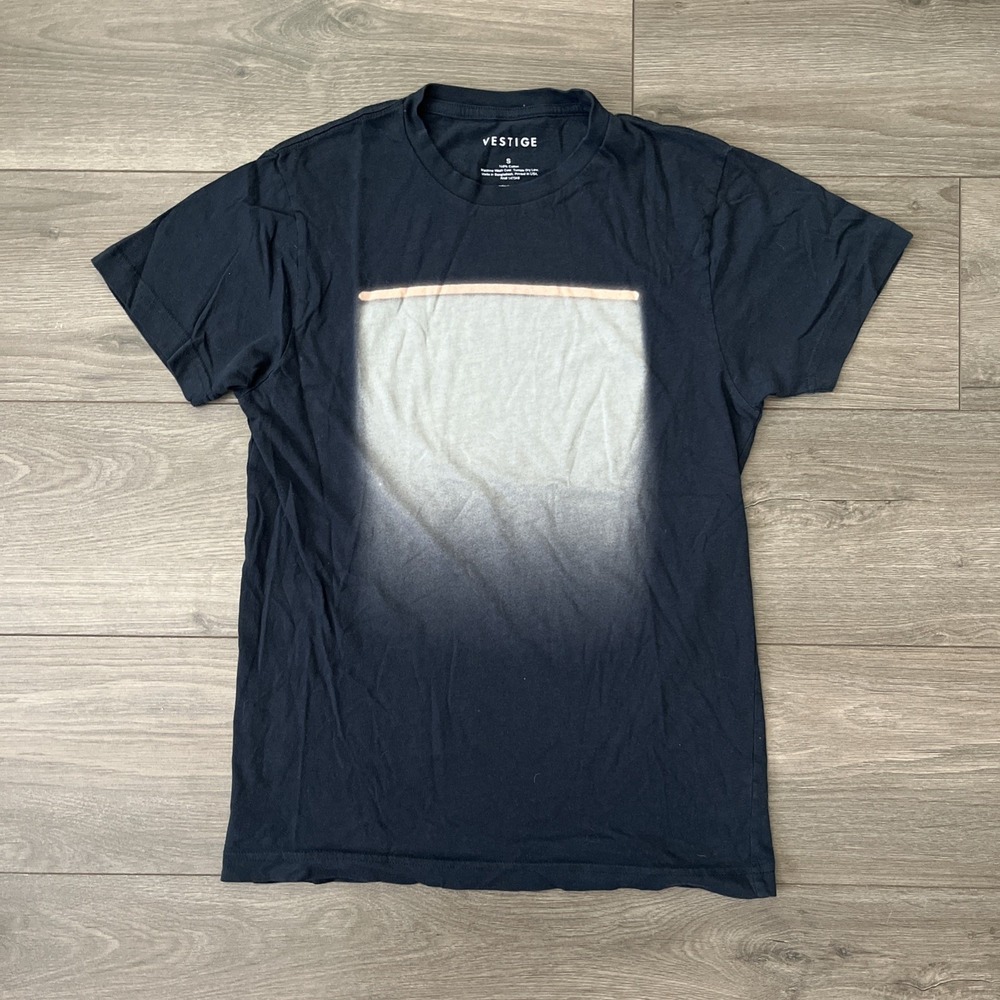 Vestige Mens S T Shirt Black Short Sleeve